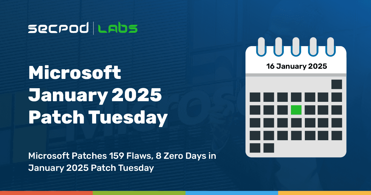 Microsoft Patches 159 Flaws, 8 Zero Days in January 2025 Patch Tuesday ...