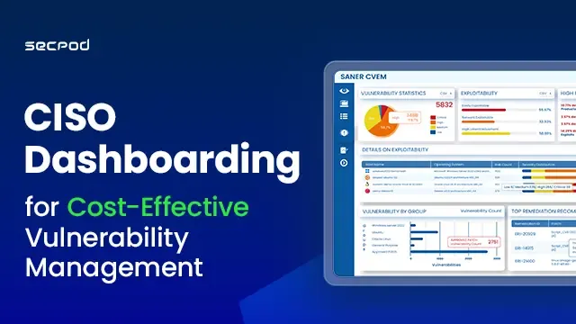 CISO Dashboarding for Cost-effective Vulnerability Management
